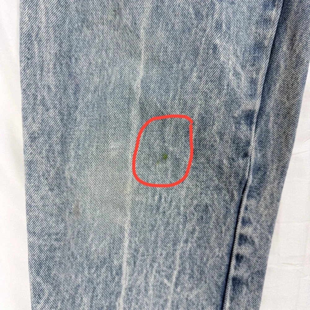 Vintage Acid Wash High Waisted Jeans Women's Light Blue Denim‎ Size 12